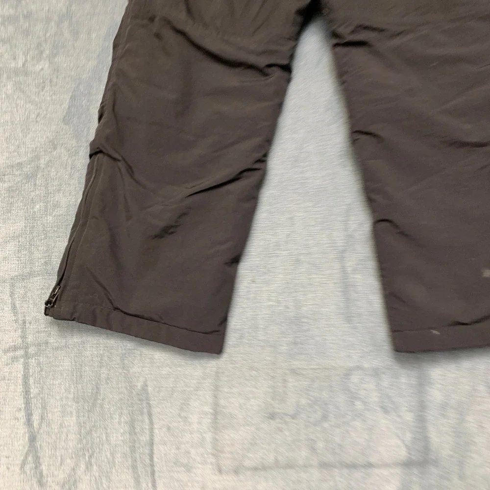 Lands' End Snow Pants Youth 10H Black Pockets Cropped Waterproof Outdoor